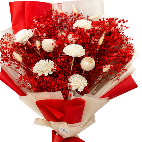 Romance Rubis – Preserved Flower Bouquet