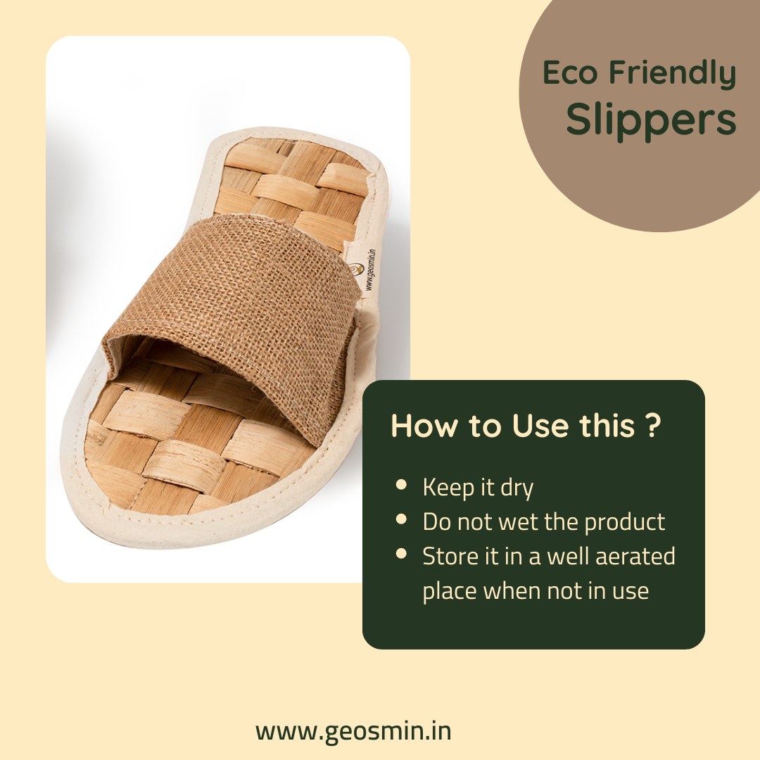 Geosmin Indoor slippers- banana waffle  | open toe slidders (pack of 599)