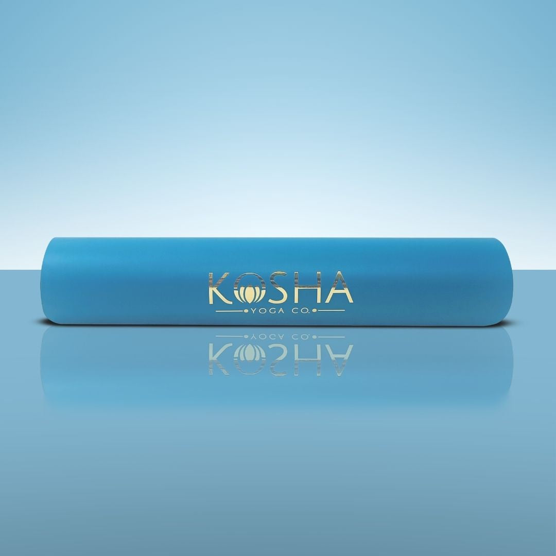 Kosha Yoga Teal PUre Align Yoga Mat