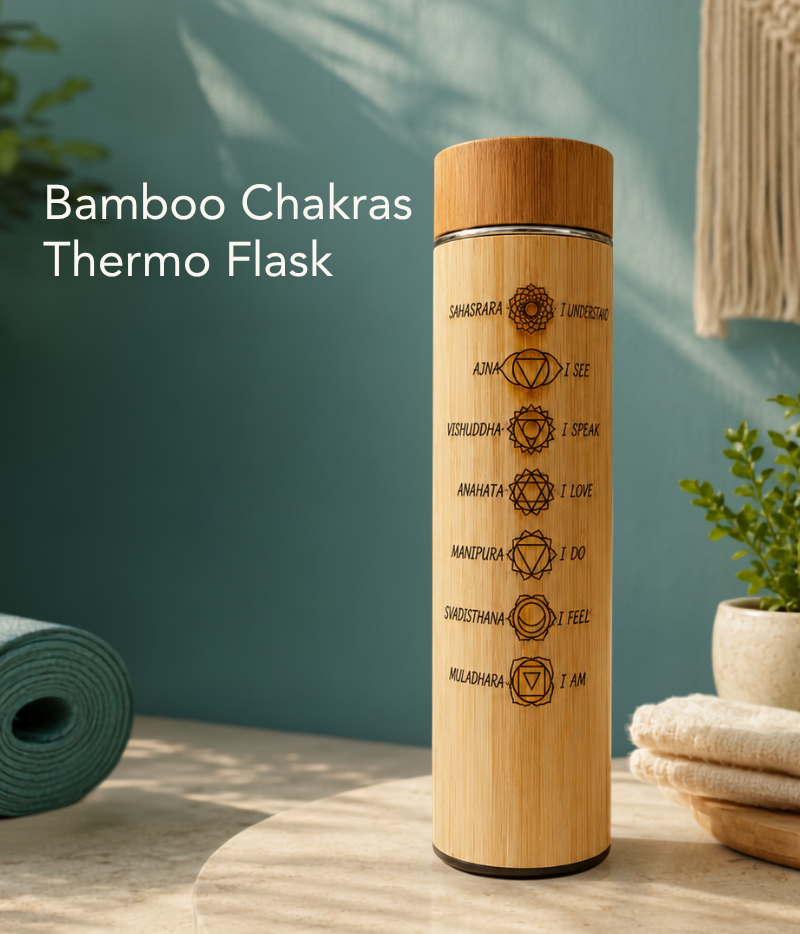 Aegle Sriphal Bamboo Chakras Thermo Flasks