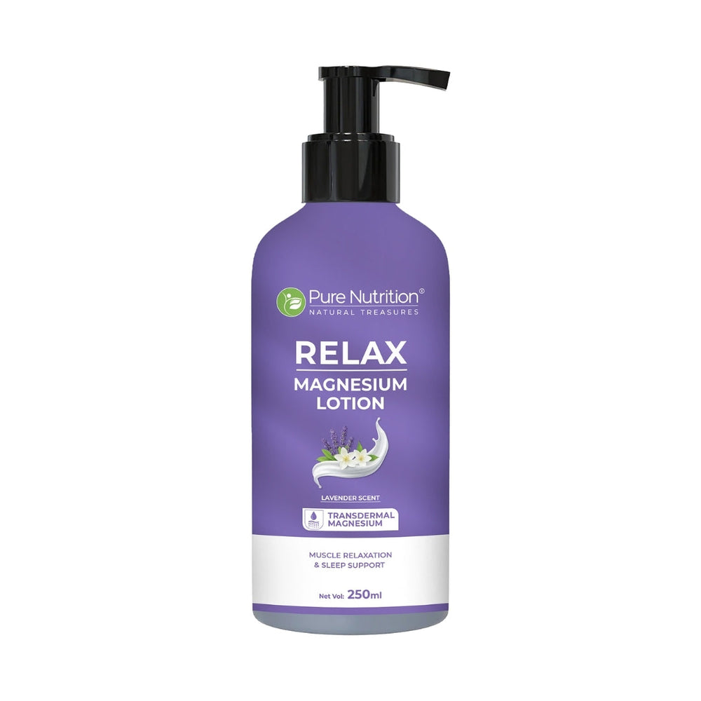 Relax Magnesium Lotion  Lavender Scent | Muscle Relaxation & Sleep Support
