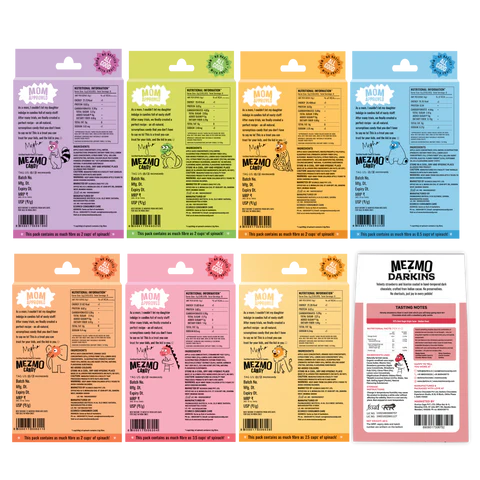 Mezmo The Everything Box – All 7 Gummies + Chocolate Pebbles