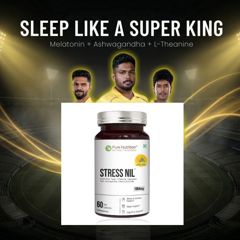 Stress Nil Herbal Relaxation & Sleep Support Supplement | Stress Relief