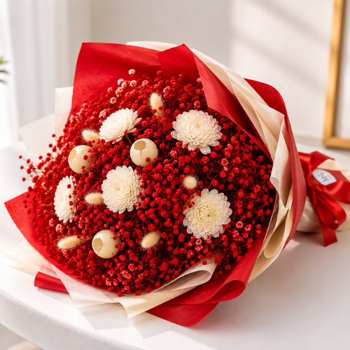 Romance Rubis – Preserved Flower Bouquet