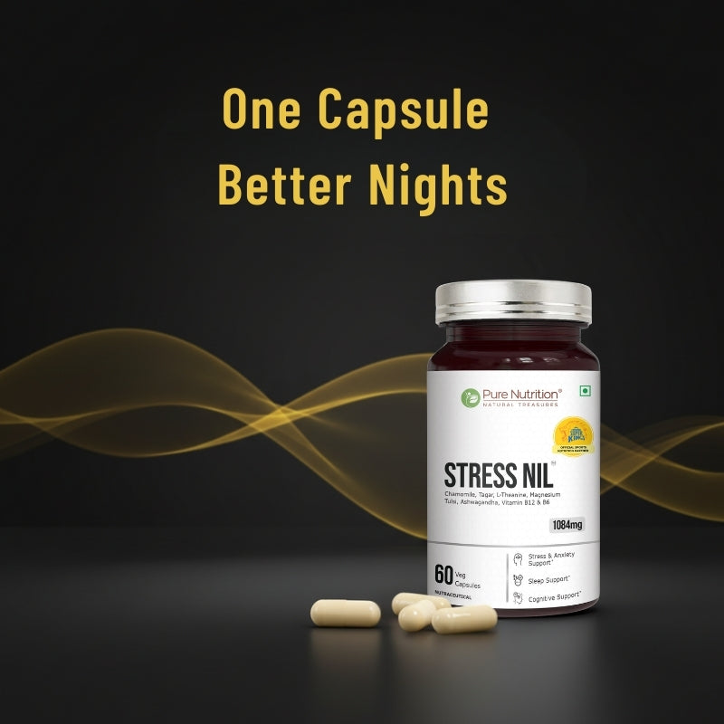 Stress Nil Herbal Relaxation & Sleep Support Supplement | Stress Relief