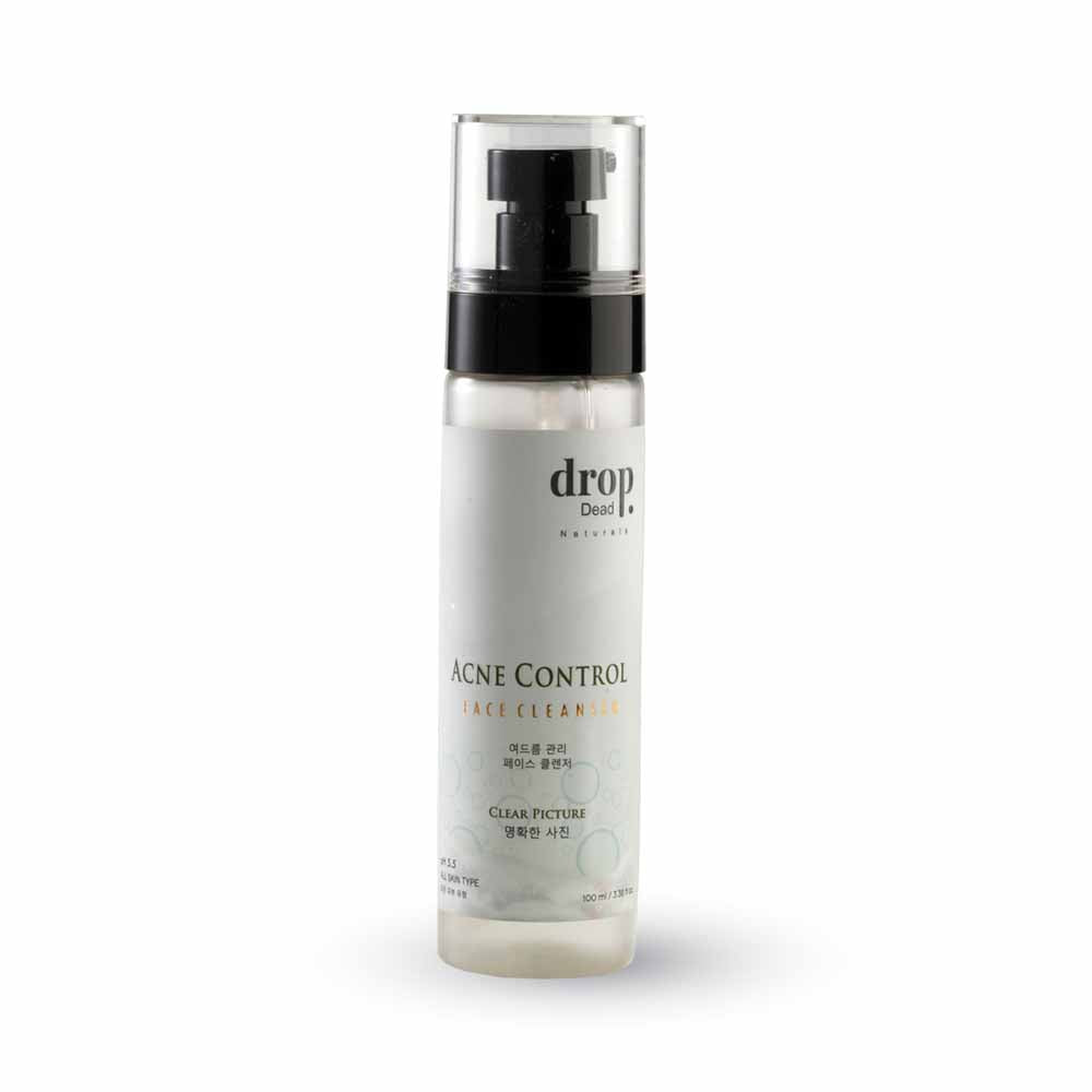 DropDead Naturals Acne Control Face Cleanser | Salicylic Acid | 100 ml
