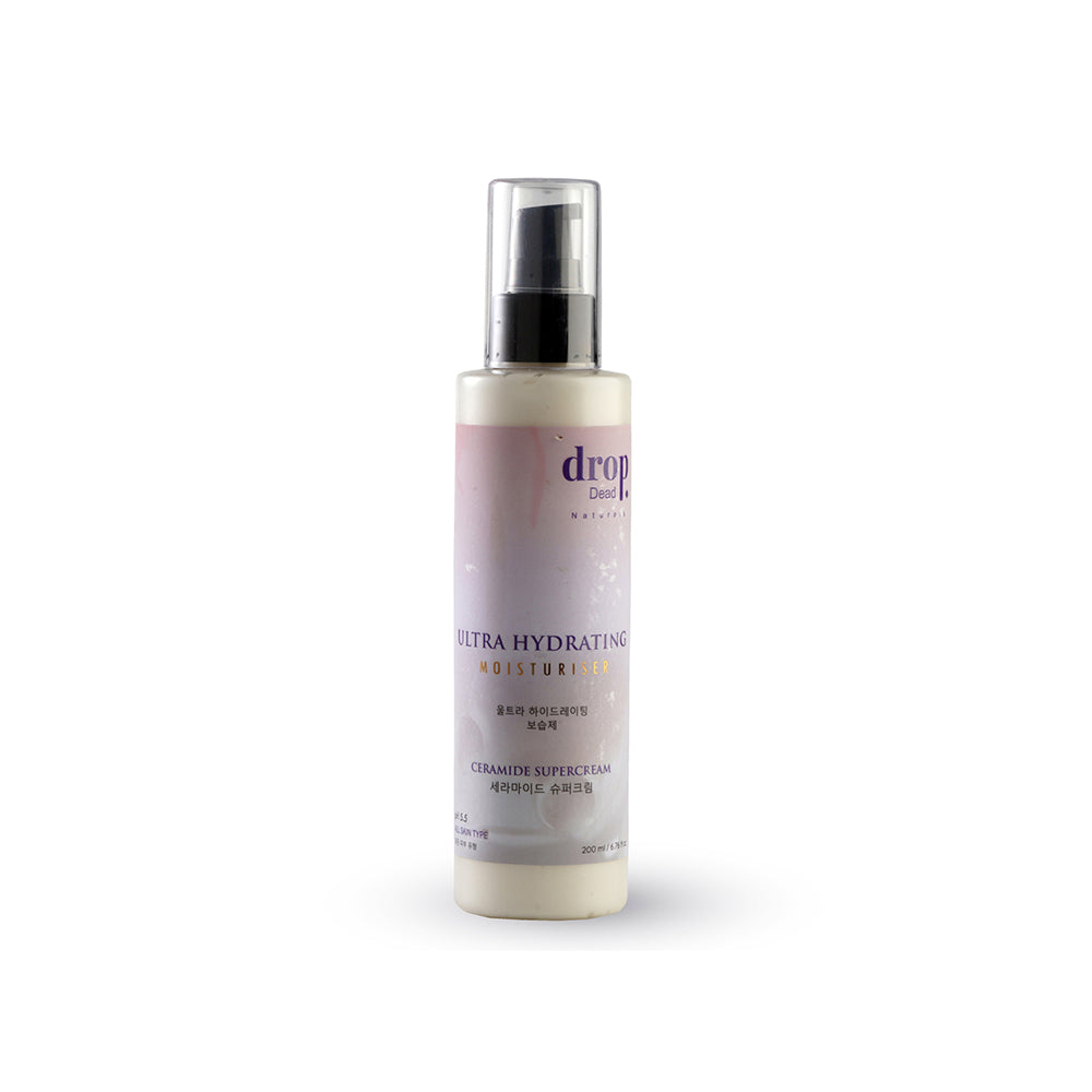 DropDead Naturals Ultra Hydrating Moisturizer | Saffron & Aloe Vera | 200 ml