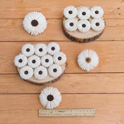 Fleur de Soleil – Sola Wood Sunflower Daisy set of 6 flowers