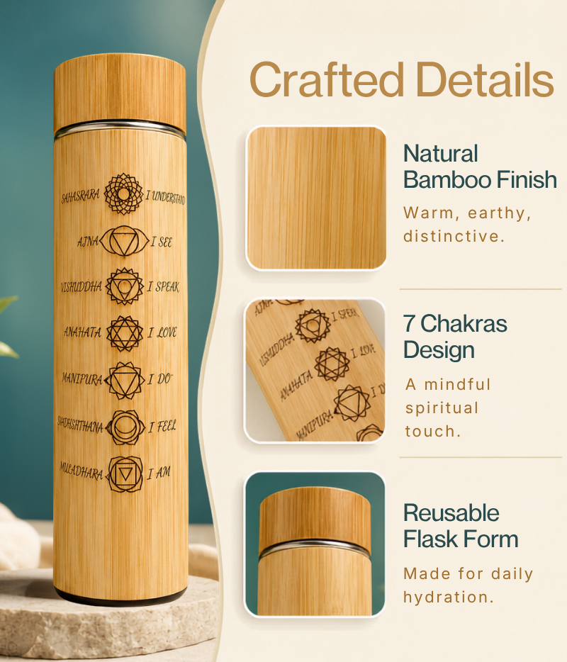 Aegle Sriphal Bamboo Chakras Thermo Flasks