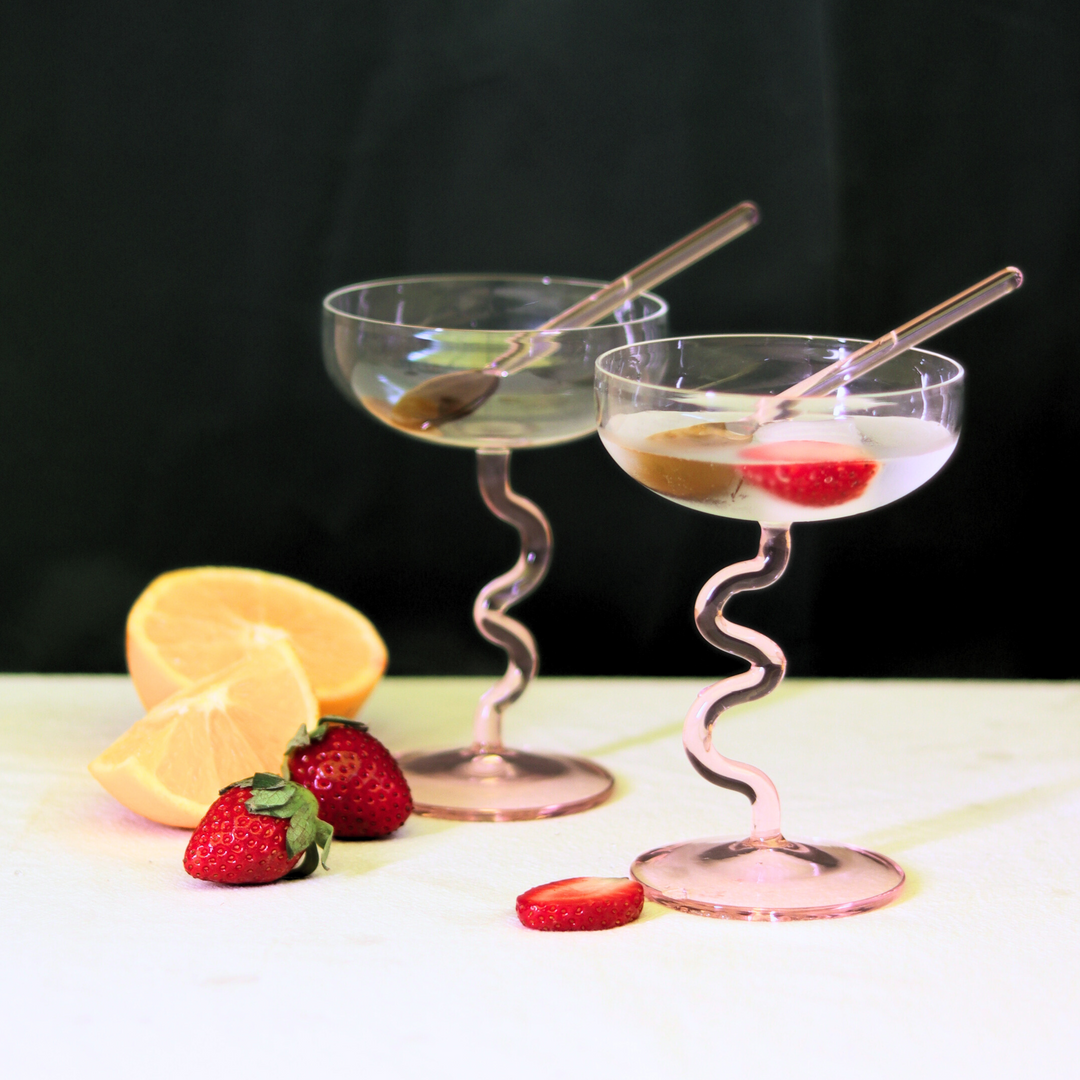 Muun Home Swirl Cocktail Glasses
