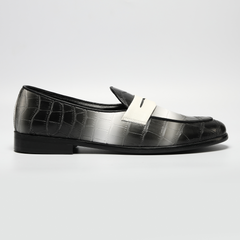 Monkstory Magnificos Faded Slip Ons - Black/White