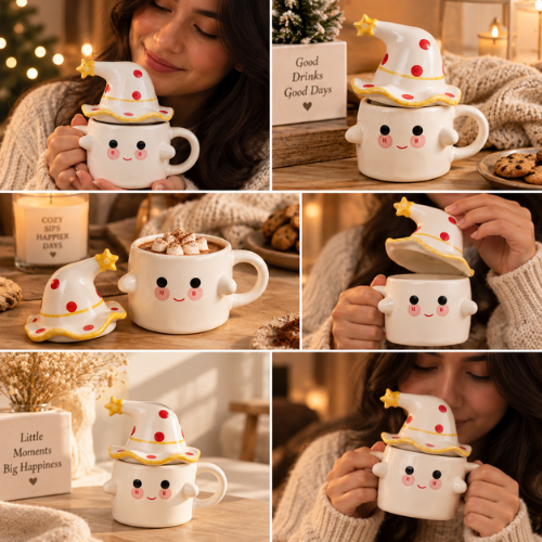 Lacheln – Cute Smiley Ceramic Mug