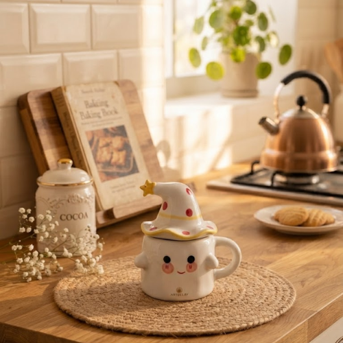 Lacheln – Cute Smiley Ceramic Mug