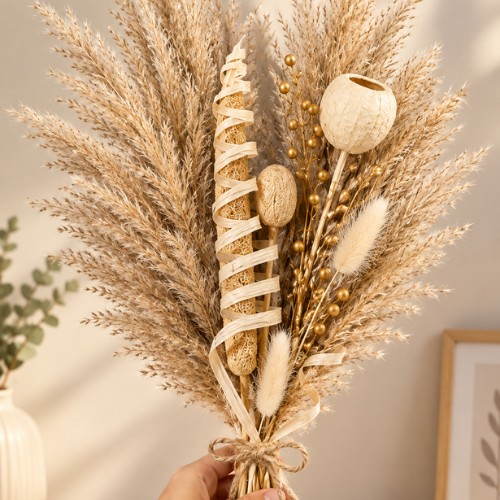 Sable Doux – Beige Pampas Vase Filler.