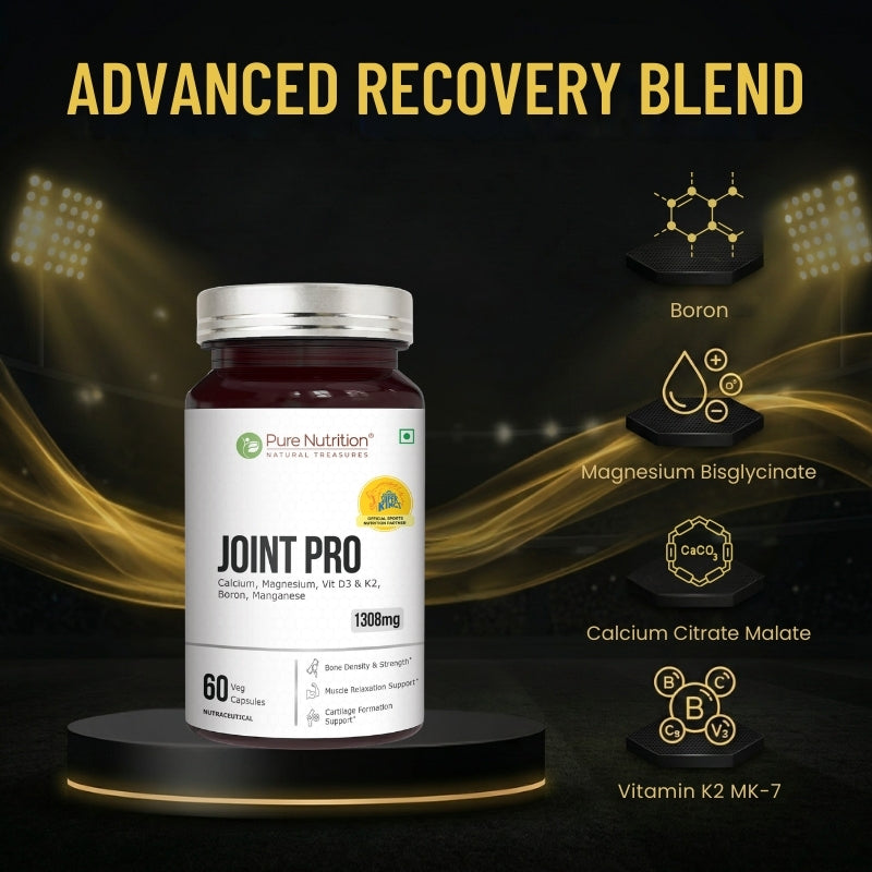 Joint Pro Calcium, Magnesium, Vitamin D3 & K2 | Bone & Joint Health