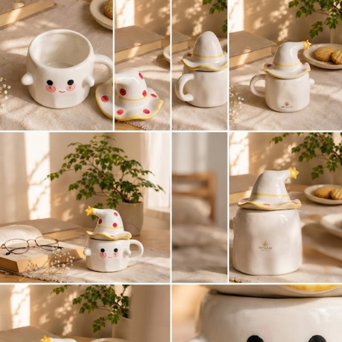 Lacheln – Cute Smiley Ceramic Mug