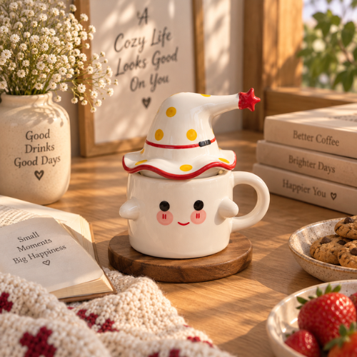 Kleine Freude – Cute Hat Ceramic Mug