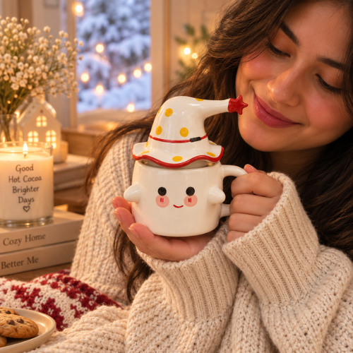 Kleine Freude – Cute Hat Ceramic Mug