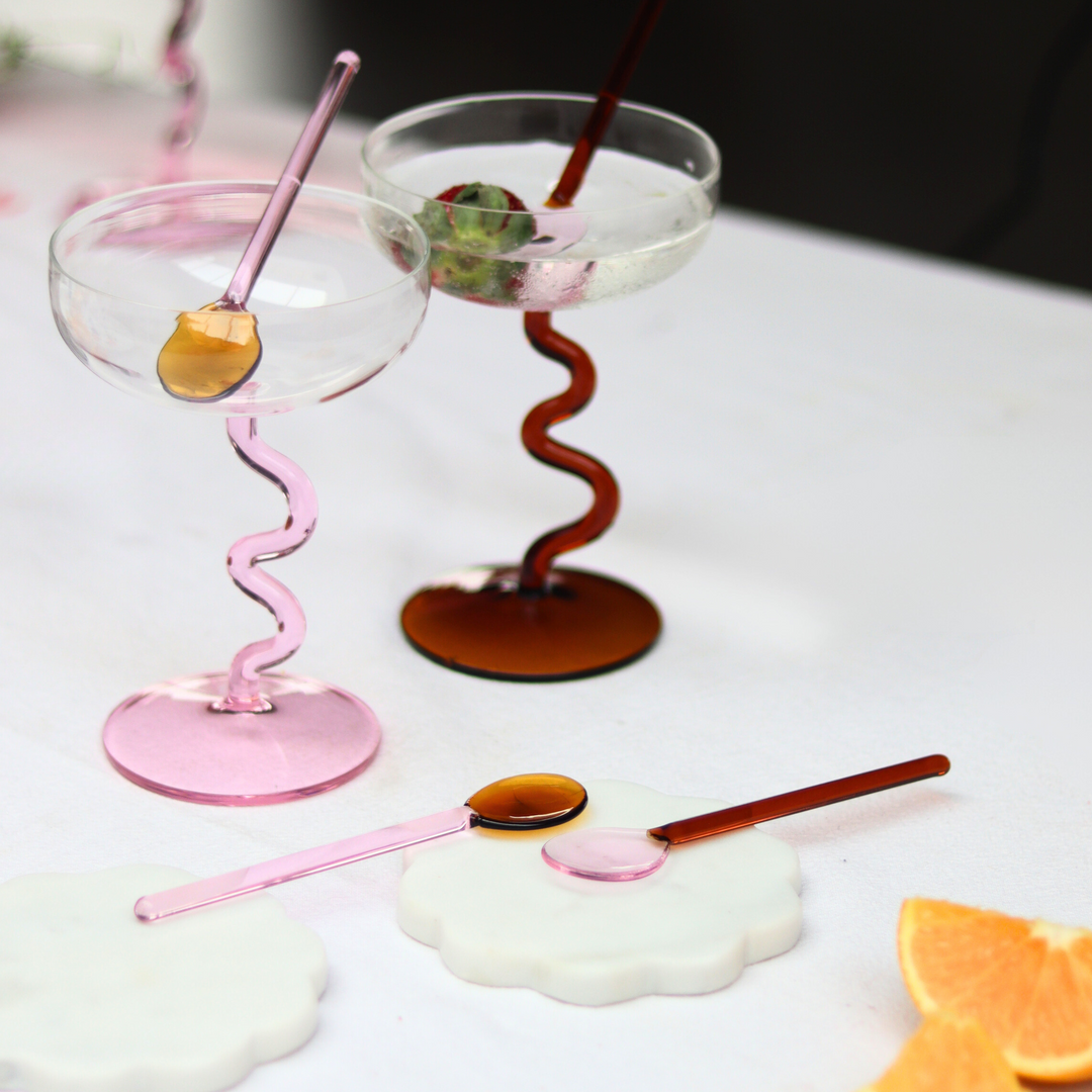 Muun Home Swirl Cocktail Glasses