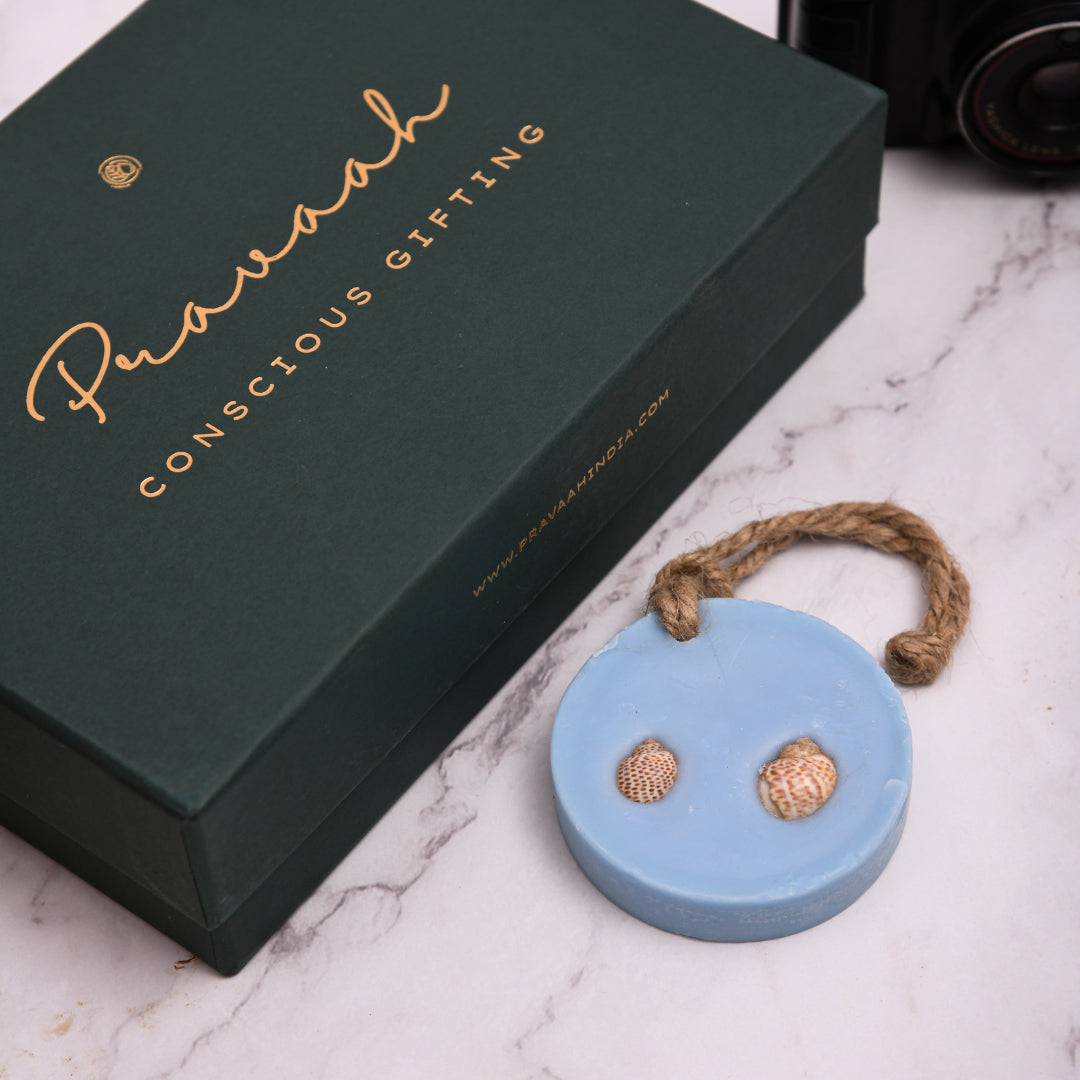 Sea Breeze Luxury Handmade Rakhi Gift Hamper | Premium Raksha Bandhan Gift Box for Brother & Sister