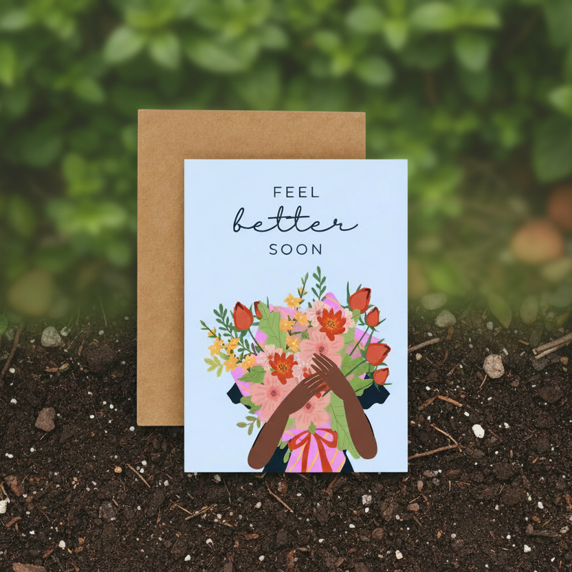 Feel Better Soon Plantable Greeting Card