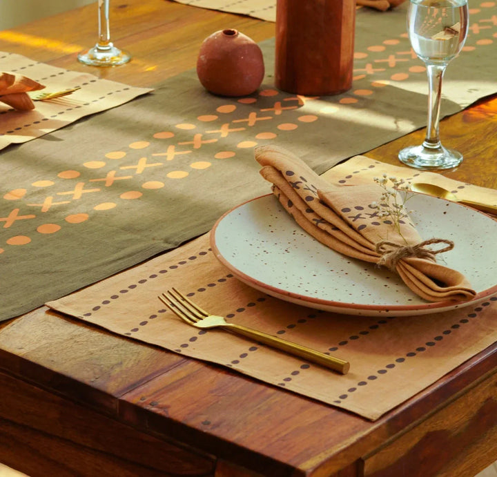 Pravaah Kaincha Pure Hemp Placemats | Set of 2/4/6