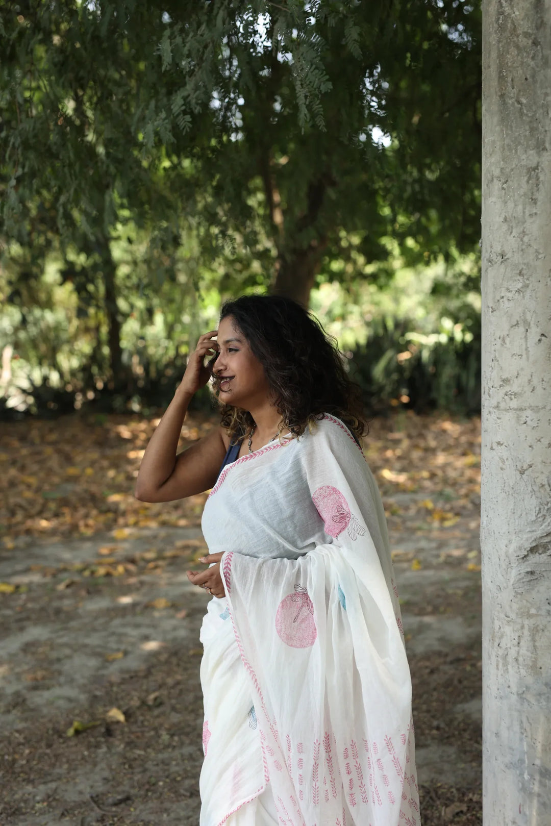 Fluttering Fairytale Handloom Organic Cotton Saree