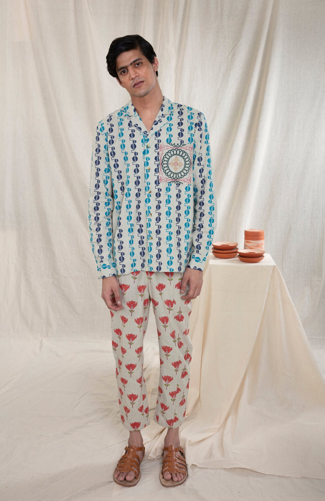 Anushe Pirani Camp Collar Shirt