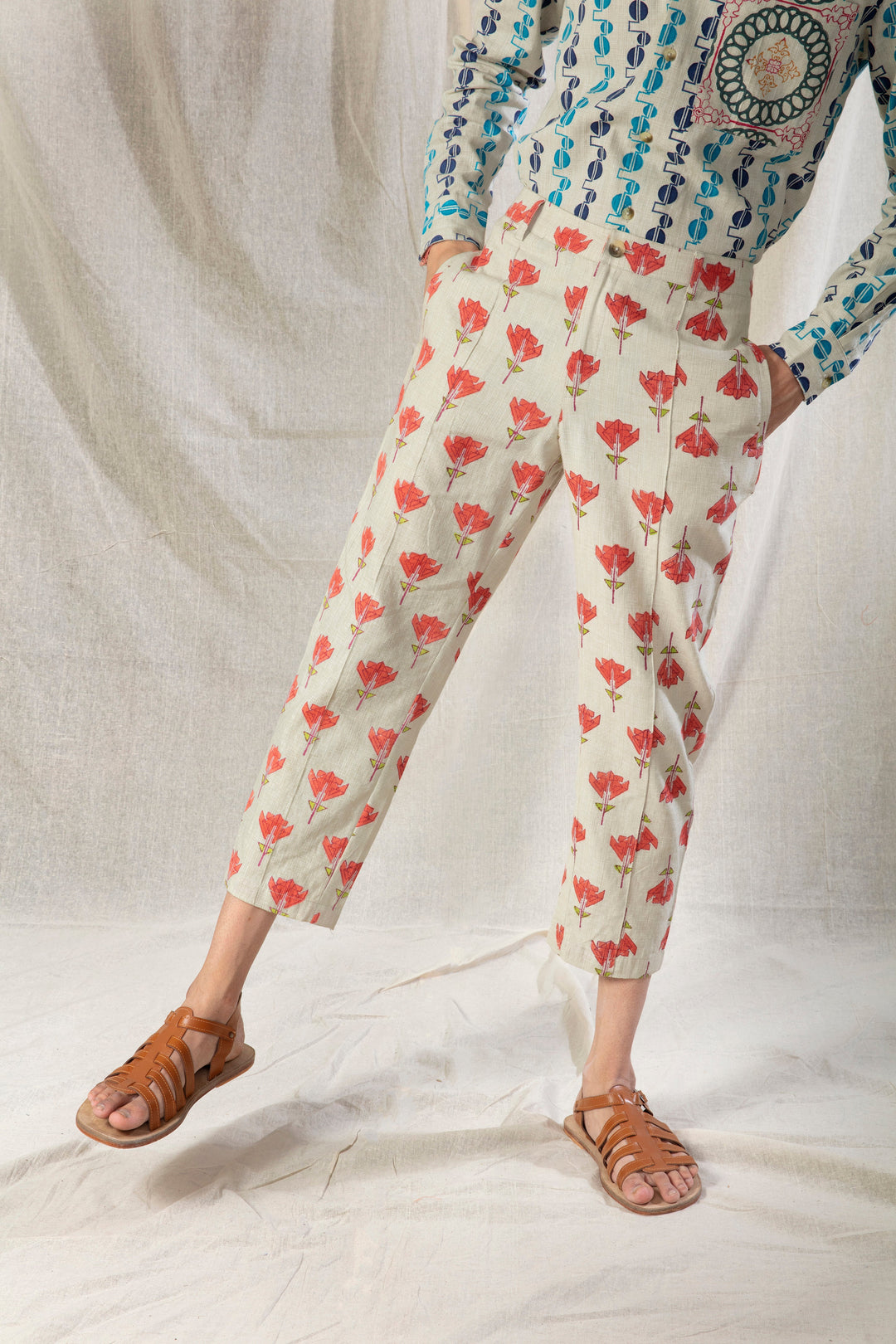 Anushe Pirani Rose Capris