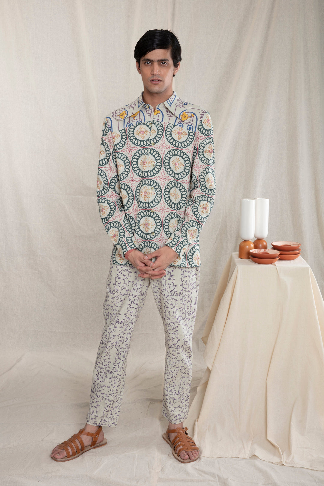 Anushe Pirani Cropped Pants