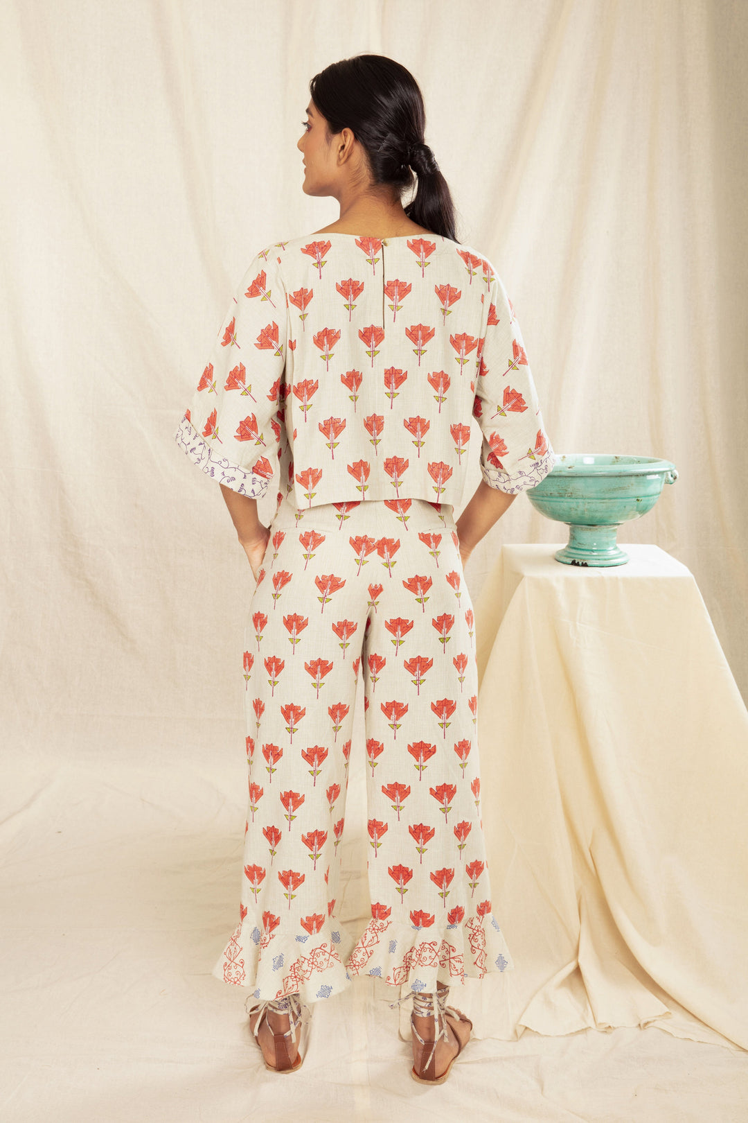 Anushe Pirani Culotte With Ruffles