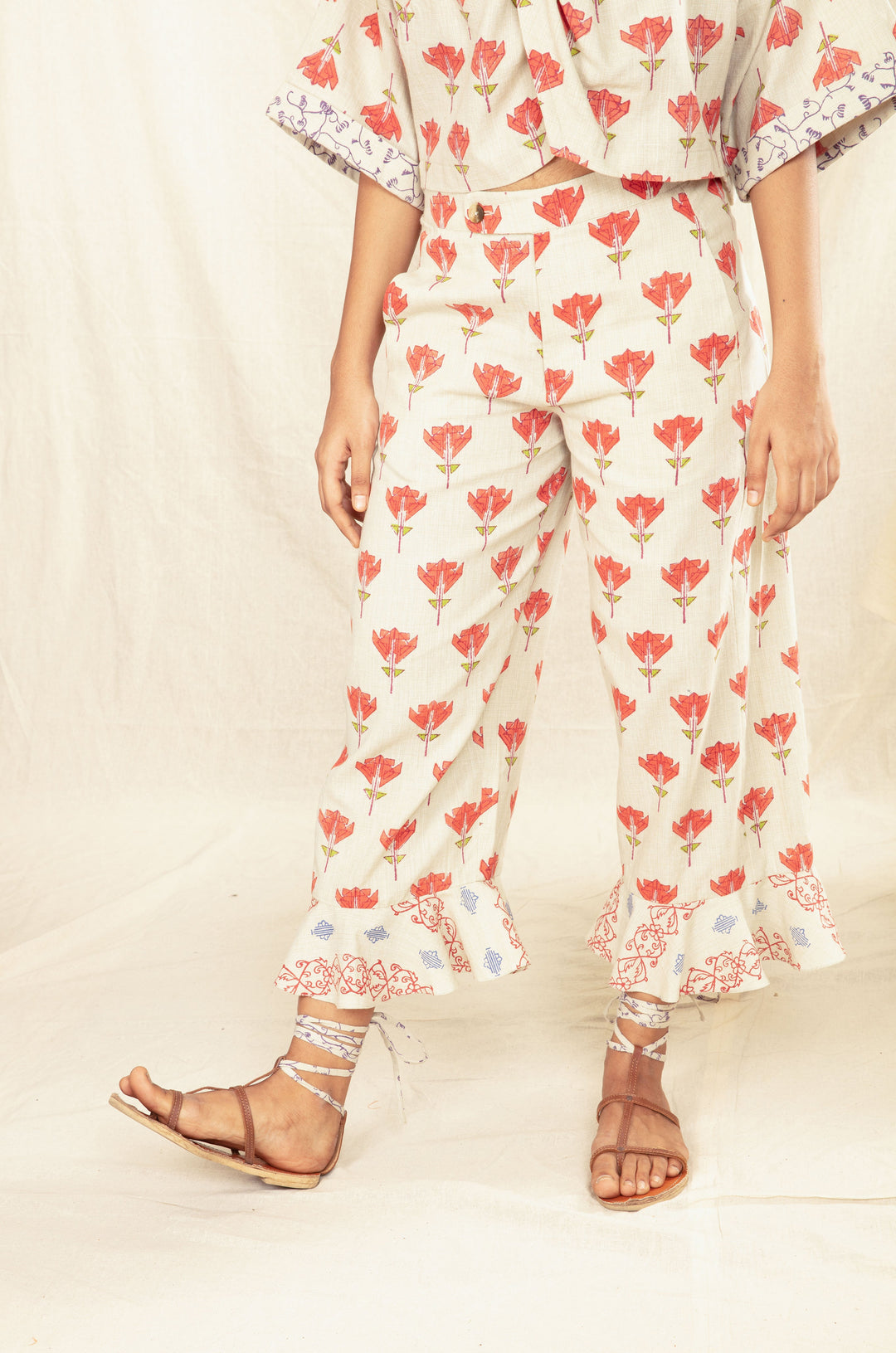 Anushe Pirani Culotte With Ruffles
