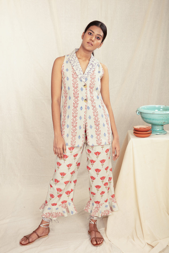 anushé pirani Notch Lapel Vest