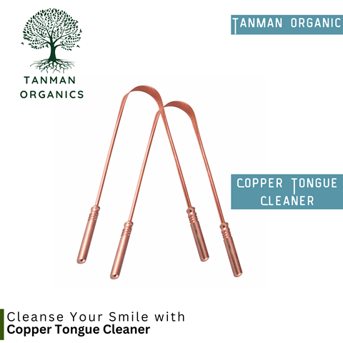 Tanman Organics Copper Tongue Cleaner (Pack of 2)