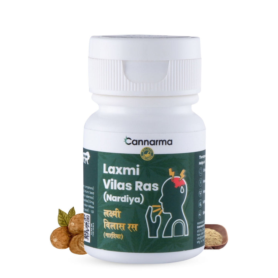 Cannarma Laxmi Vilas Ras (Nardiya) For Cough & Cold, Headache 30 Tablets