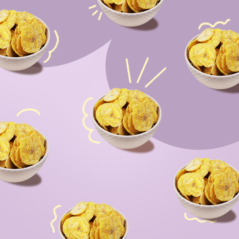 Atom Eats Truffle Banana Chips Party Pack |  400g Pack by Atom Eats