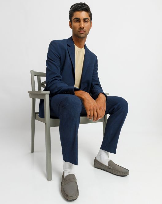 Ethik The Walker Grey Loafers | Vegan Leather