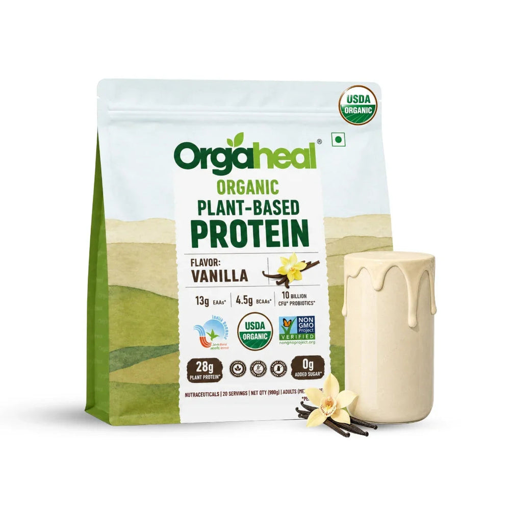 Organic Plant Based Protein Powder Vanilla
