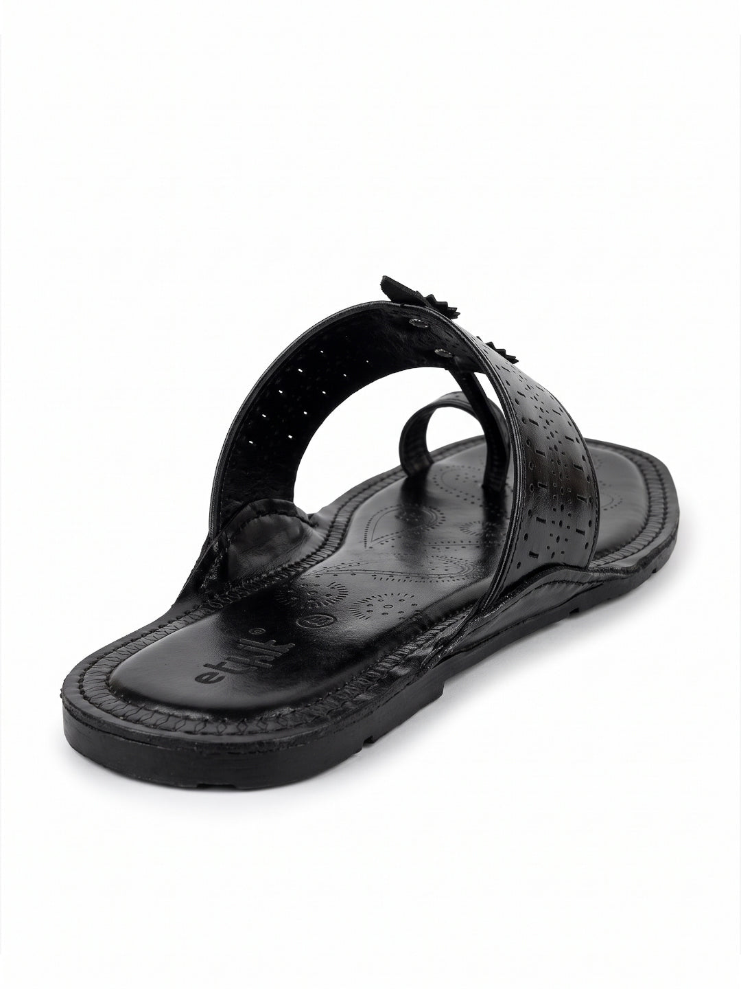 Raje Black Kolhapuri Chappal