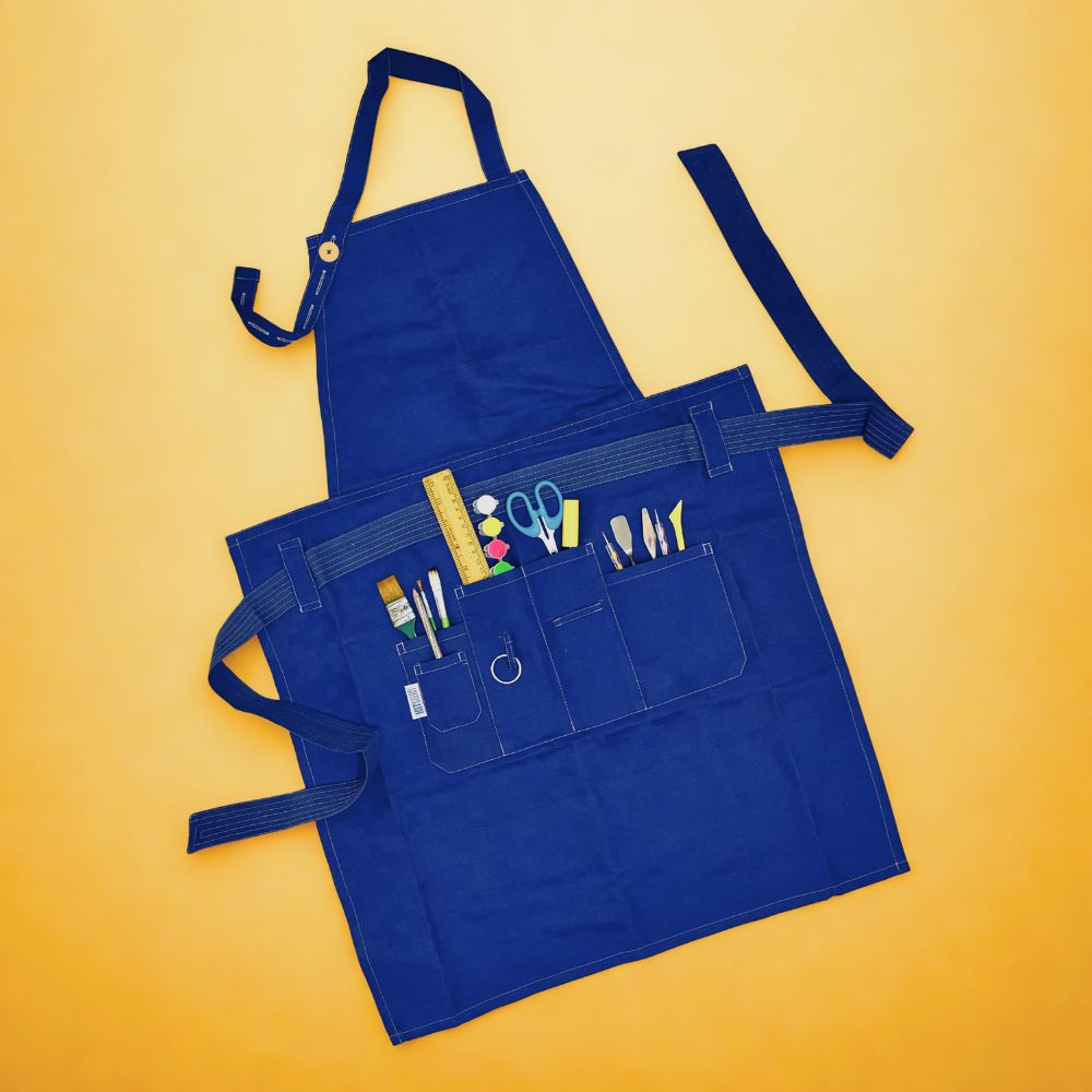 Kitsters Art Apron | Mess-Free Crafting | Adjustable Fit
