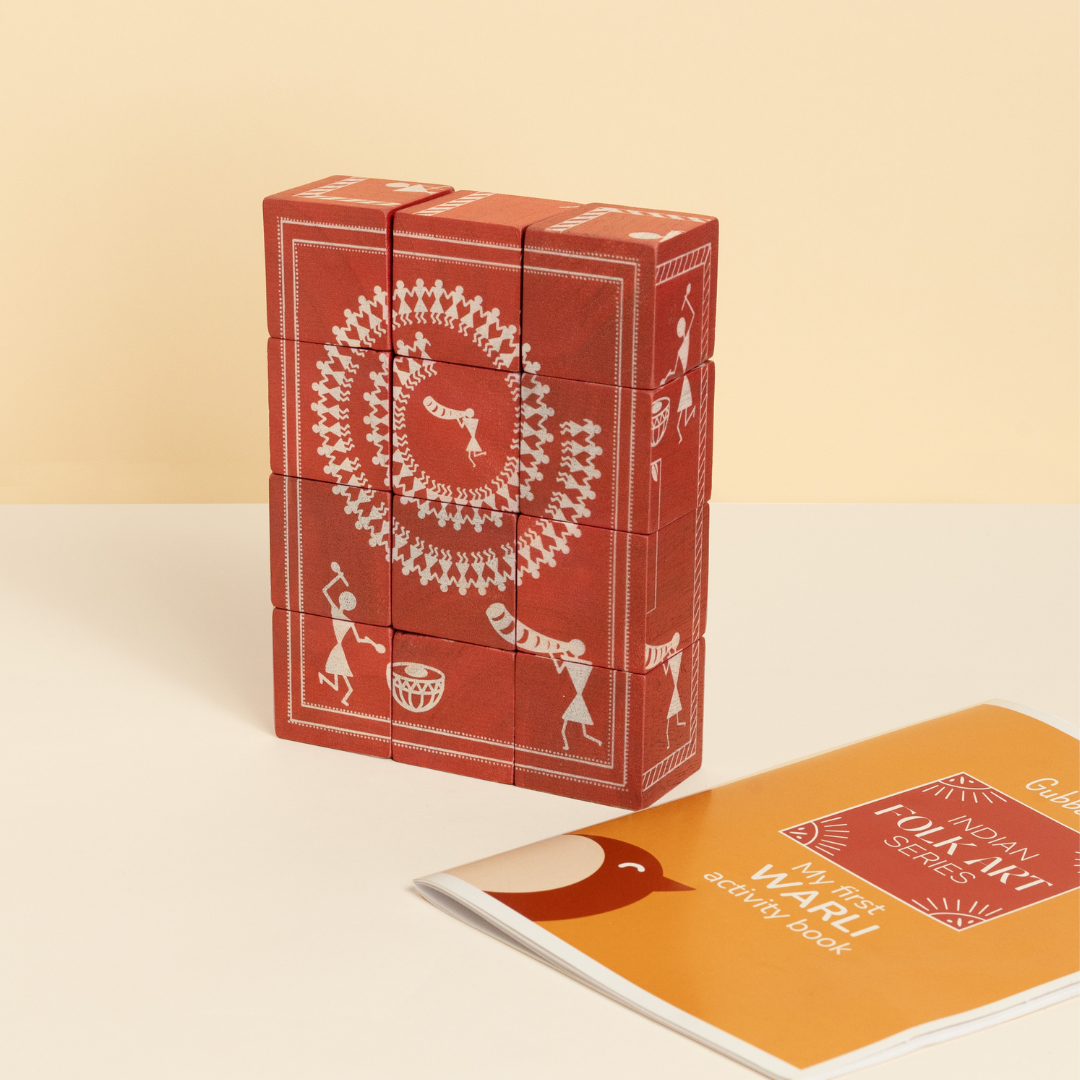 Gubbachhi Warli wooden puzzle