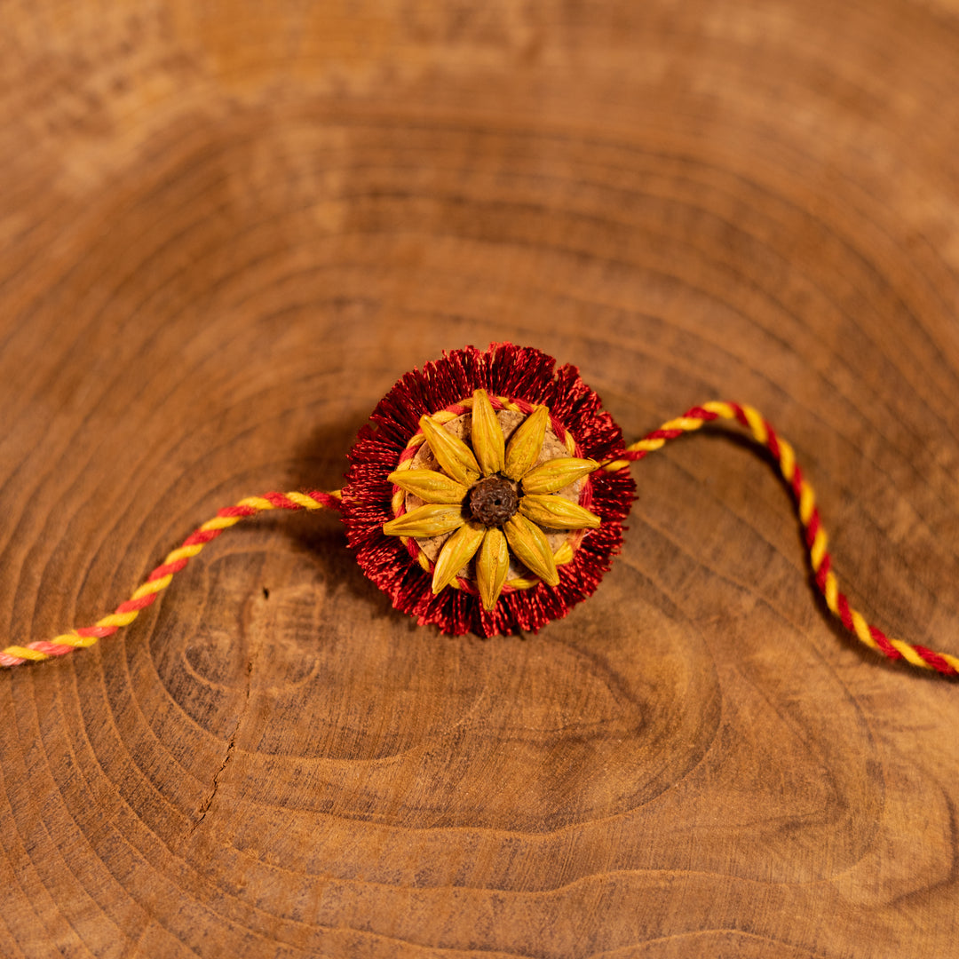 Surajmukhi Plantable Rakhi | Eco-Friendly Handmade Rakhi with Seeds | Sustainable Rakshabandhan 2026 | Scrapshala