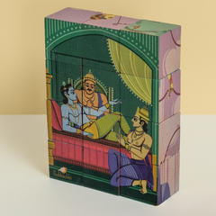 Gubbachhi Mahabharath wooden puzzle