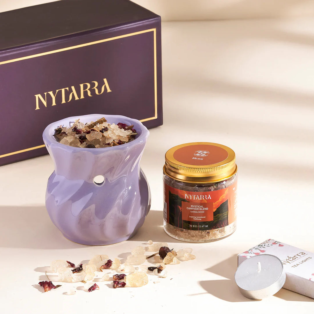 Nytarra Mystical Camphor Blend - Sandalwood | Purifying & Mood-Balancing Aromatherapy | Toxin-Free, Phthalate-Free