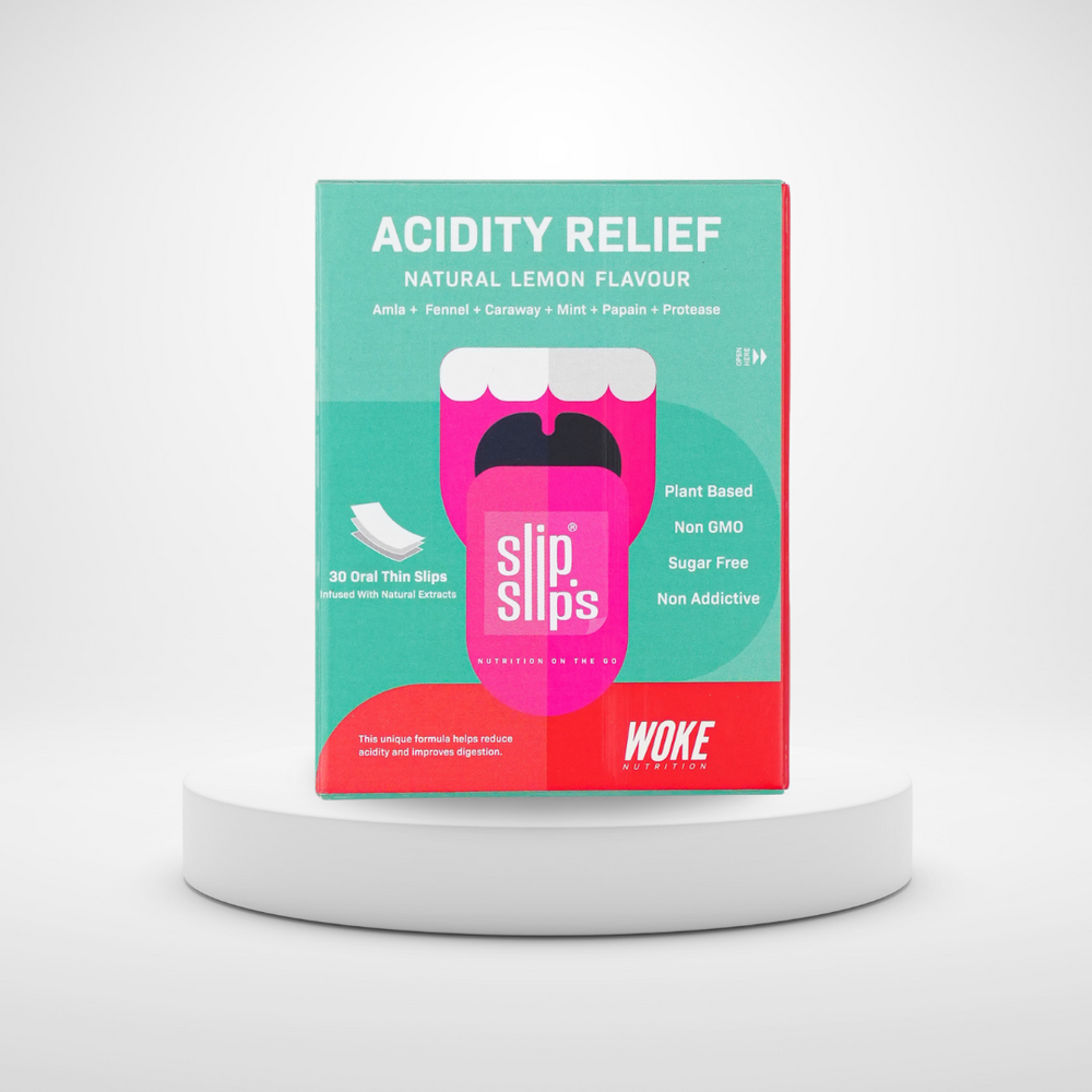 Acidity Relief Oral Strips | Fast Relief from Heartburn, Gas, and Bloating | 30 Slips