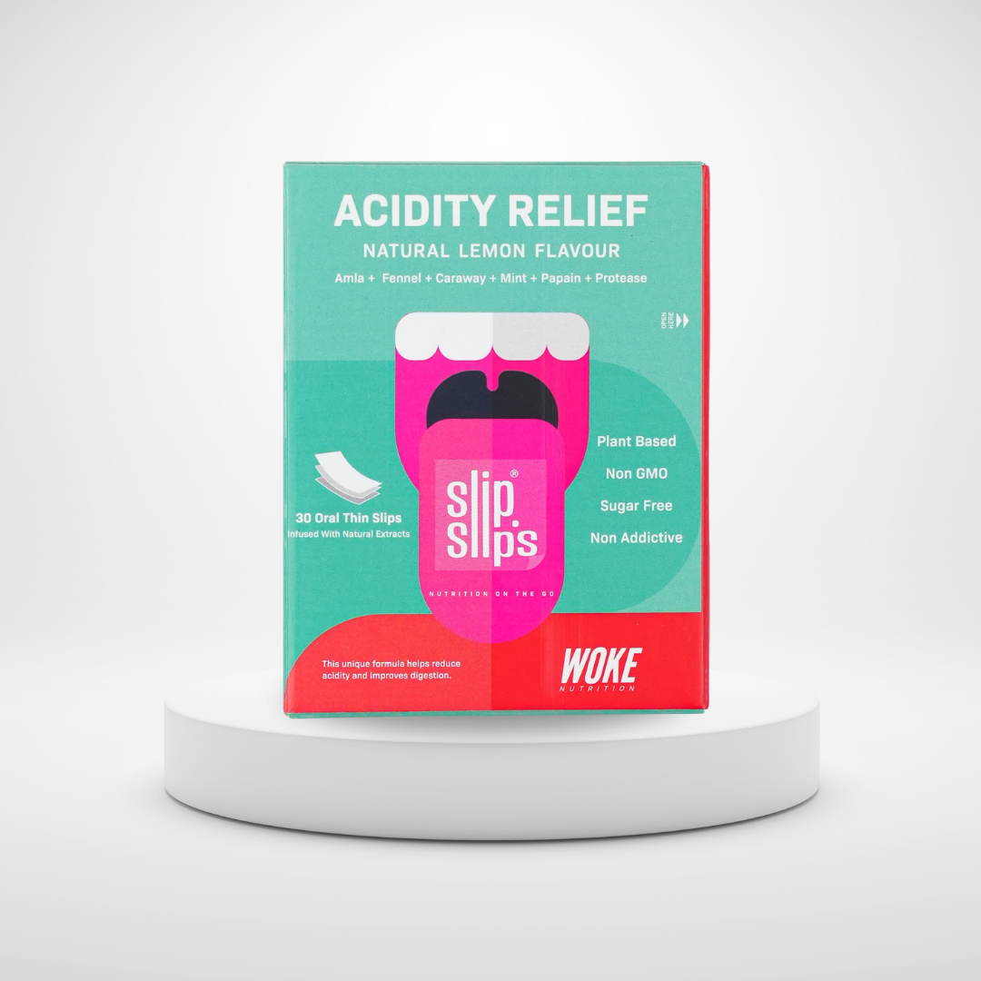 Acidity Relief Oral Strips | Fast Relief from Heartburn, Gas, and Bloating | 30 Slips