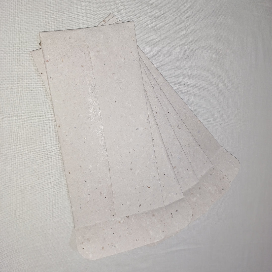 Code Effort Mailer Envelopes, Grey | Recycled Paper | Pack of 5
