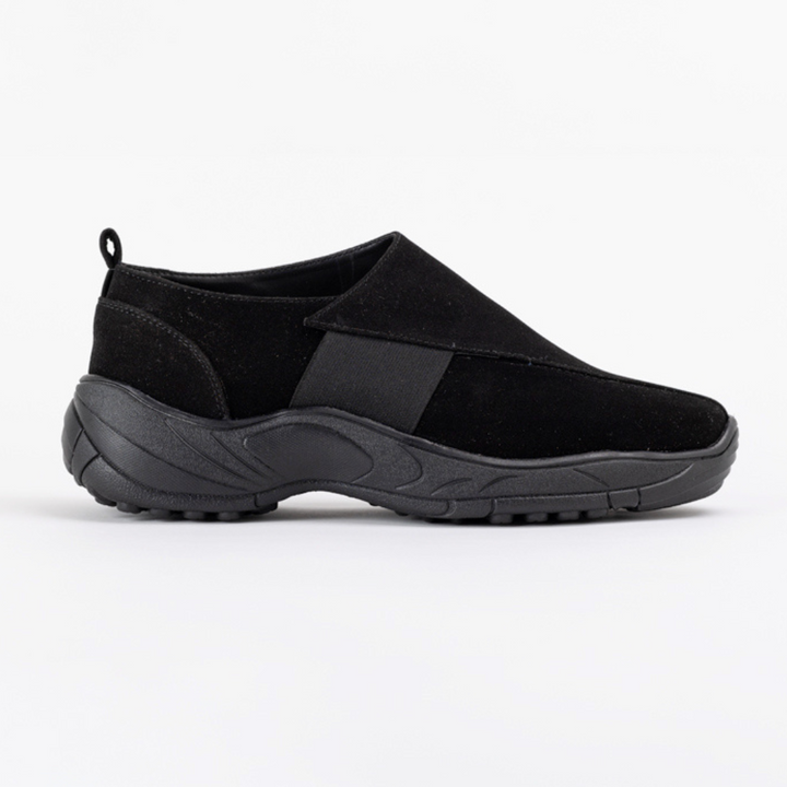 Monkstory Bold Smart Casual Comfy Sneakers - Black
