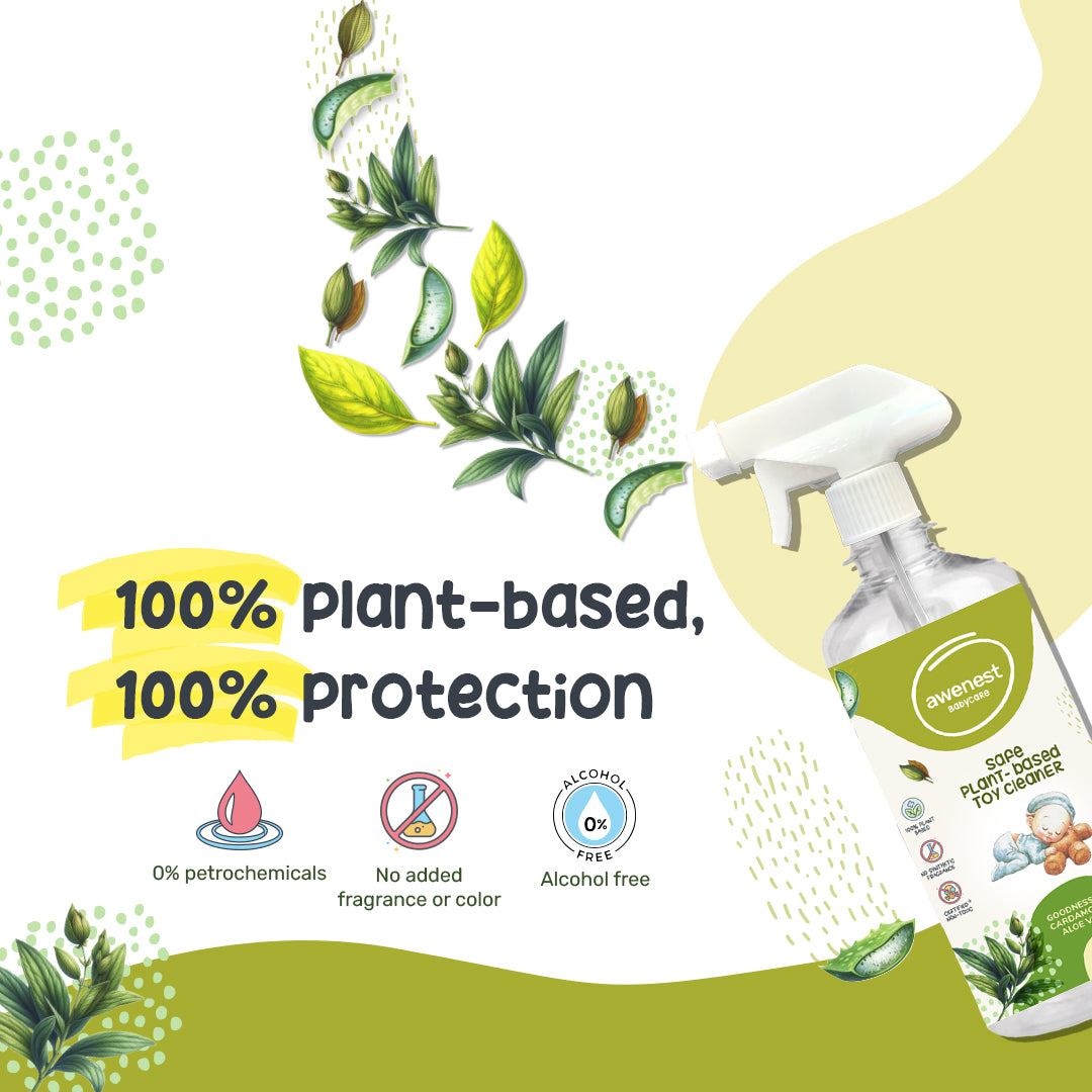 awenest Baby 100% Plant-based Toy and Surface Cleaner - 500ML