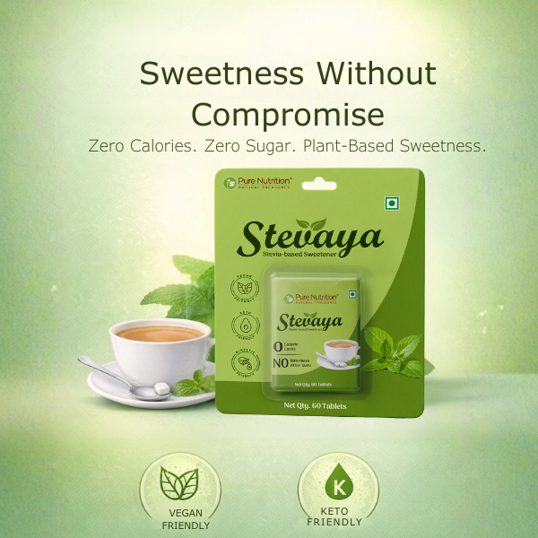 Stevaya Stevia Tablets – Zero Calorie Sweetener | Portable & Convenient